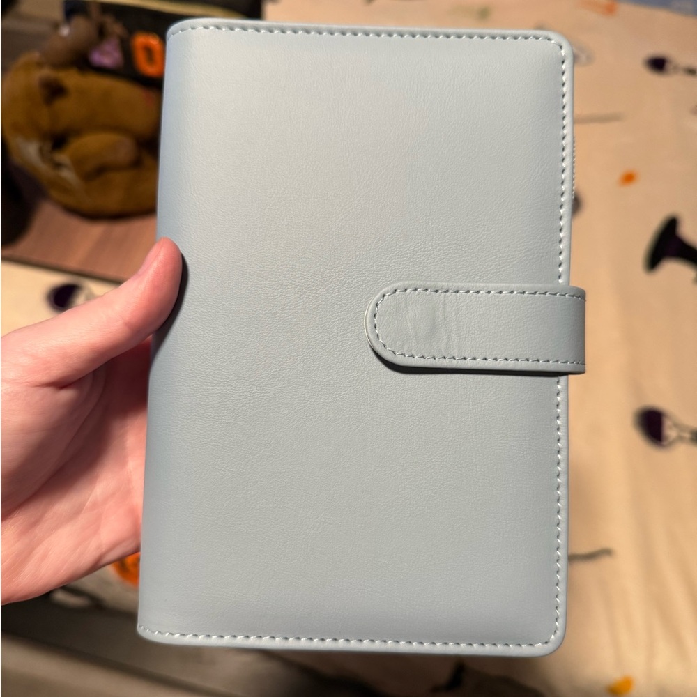 Light Blue money binder